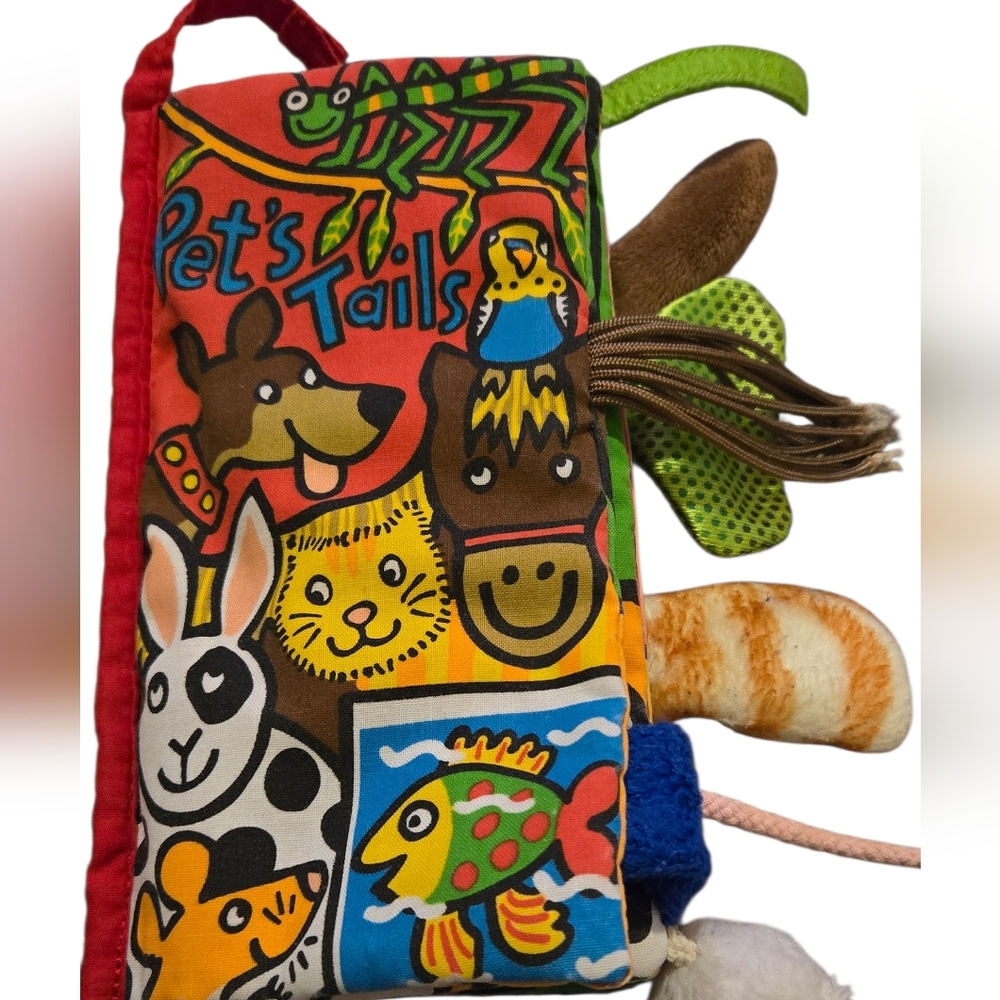 Jellycat Colorful Pet Tails Soft Book